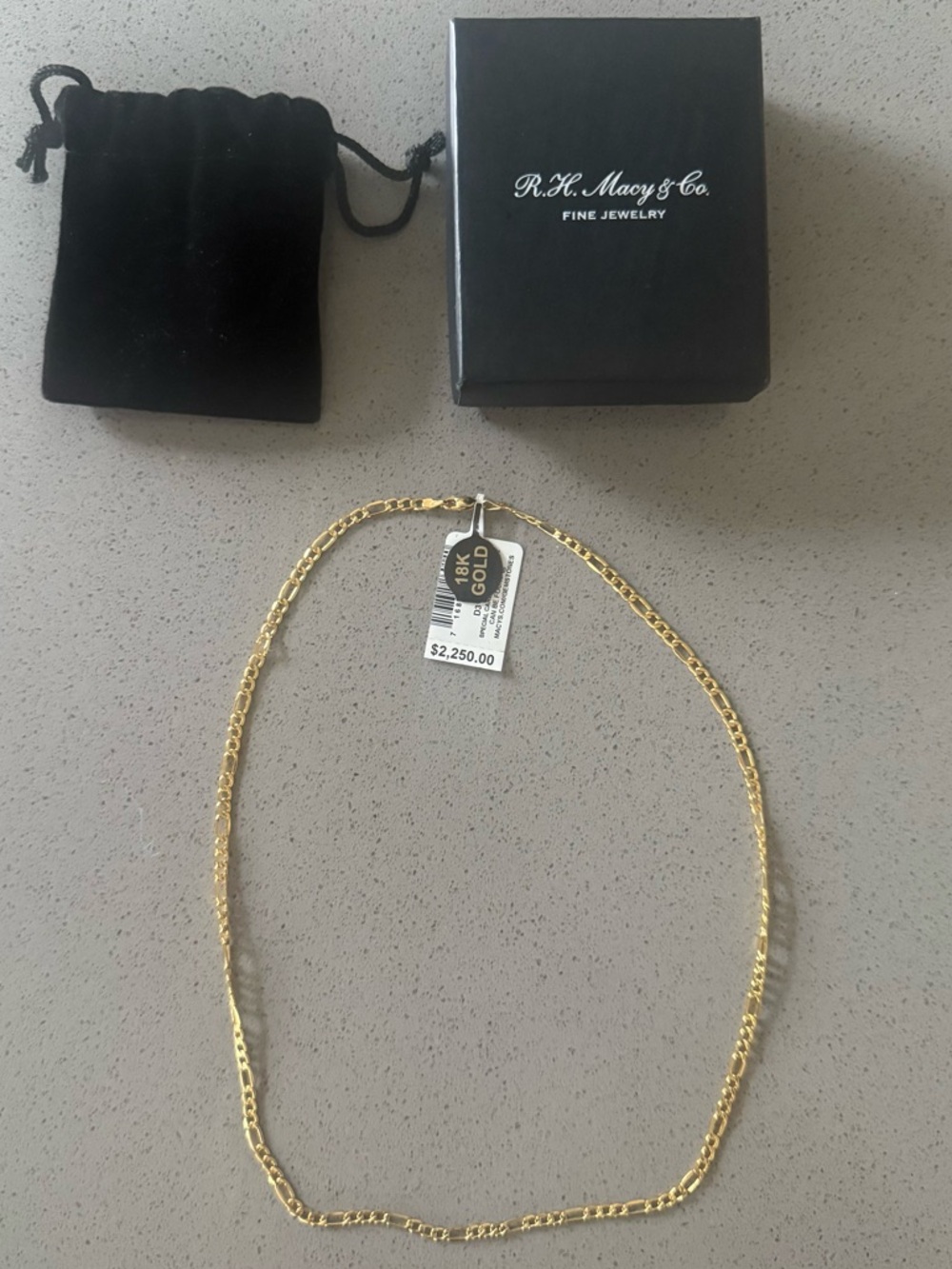 R.H. Macy & Co. 18K Gold Chain Necklace - Yellow Gold